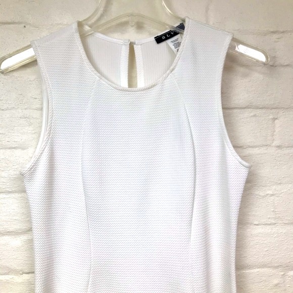 SALE💕 NWOT BLVD white bodycon scuba skater dress S - Picture 4 of 6